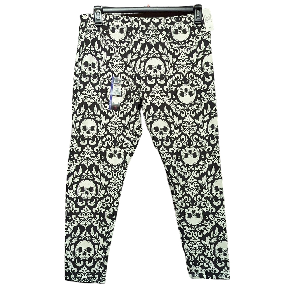 NWT Skull Damask Leggings Plus Size